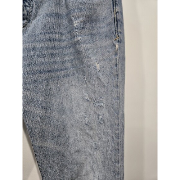 Anthropologie Pilcro And The Letterpress Hyphen Straight Jeans Raw Hem Sz 30 - Picture 2 of 6